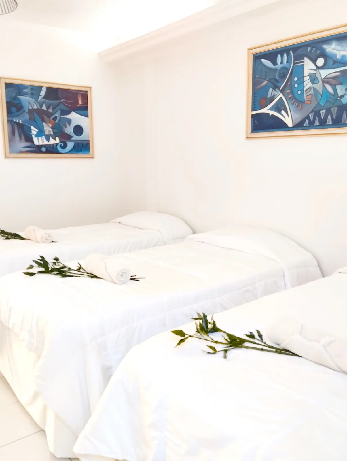 Habitación doble con dos camas